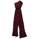 Pennine Merino Wool Garters - Burgundy
