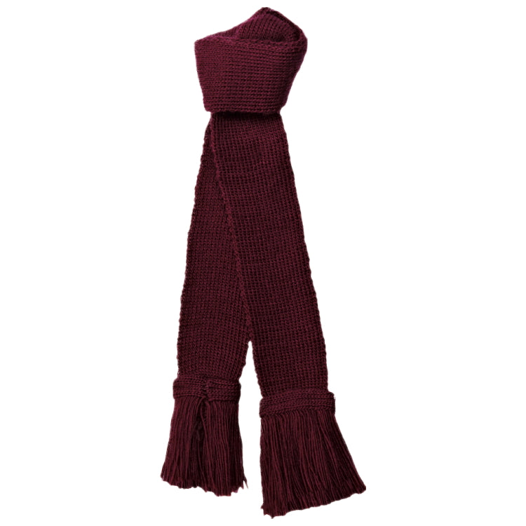 Pennine Merino Wool Garters - Burgundy
