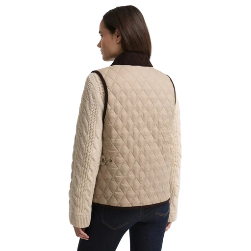 Barbour Ladies Darwen Gilet - Light Trench/Muted Tartan