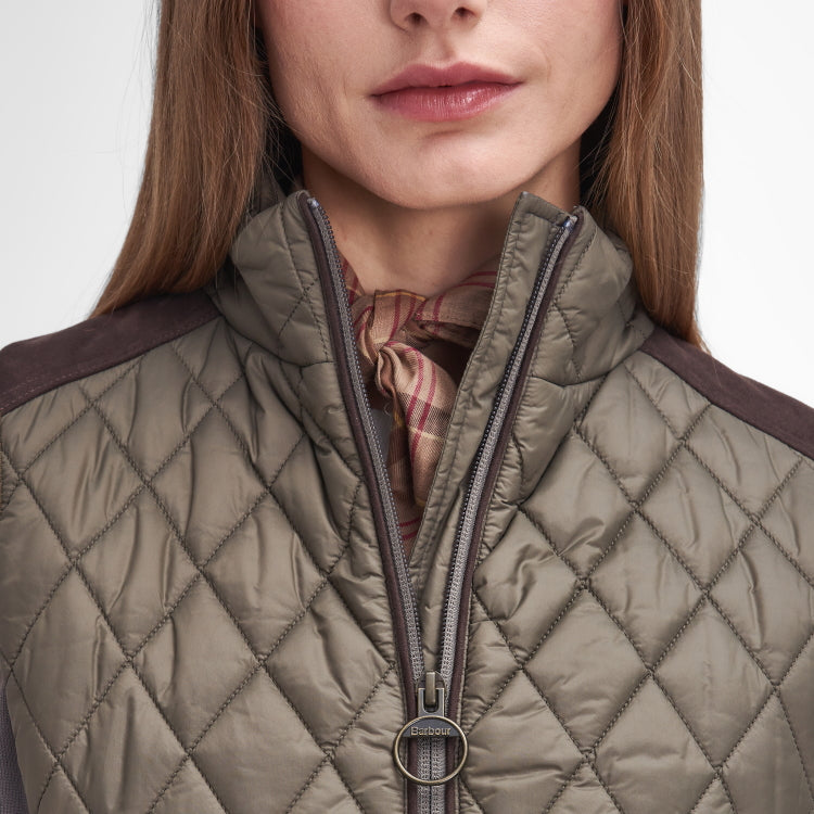Olive Morris Crew Quilted Vest Isabella Quilted Jacket Olive