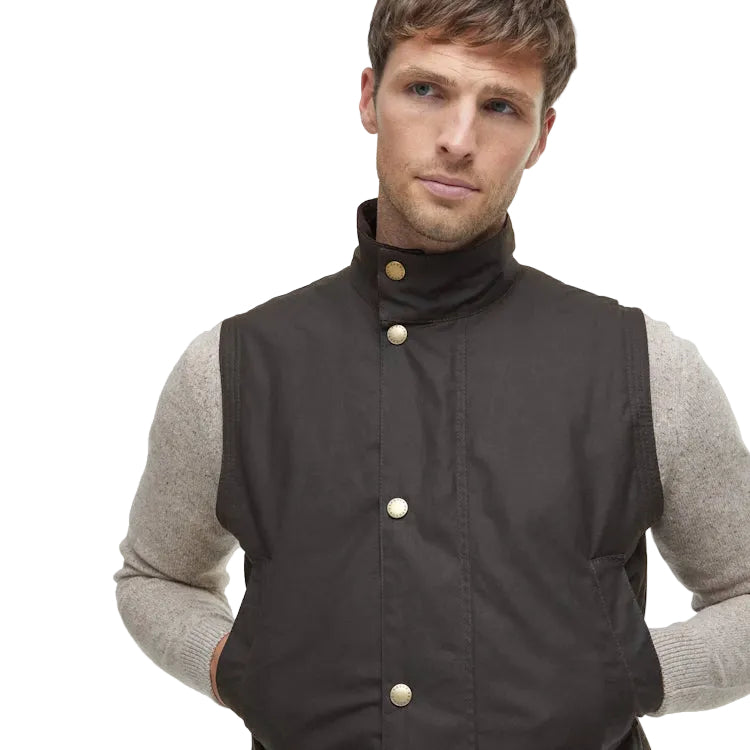 Barbour Westmorland Wax Gilet - Olive