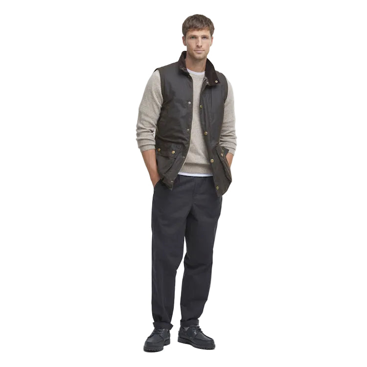 Barbour Westmorland Wax Gilet - Olive