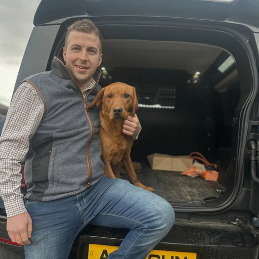 Gunner and Hound Tweed Incorporated Gilet - Slate Grey