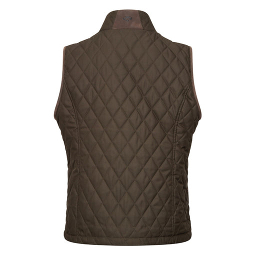 Hoggs of Fife Ladies Ladybank Quilted Gilet - Forest Green