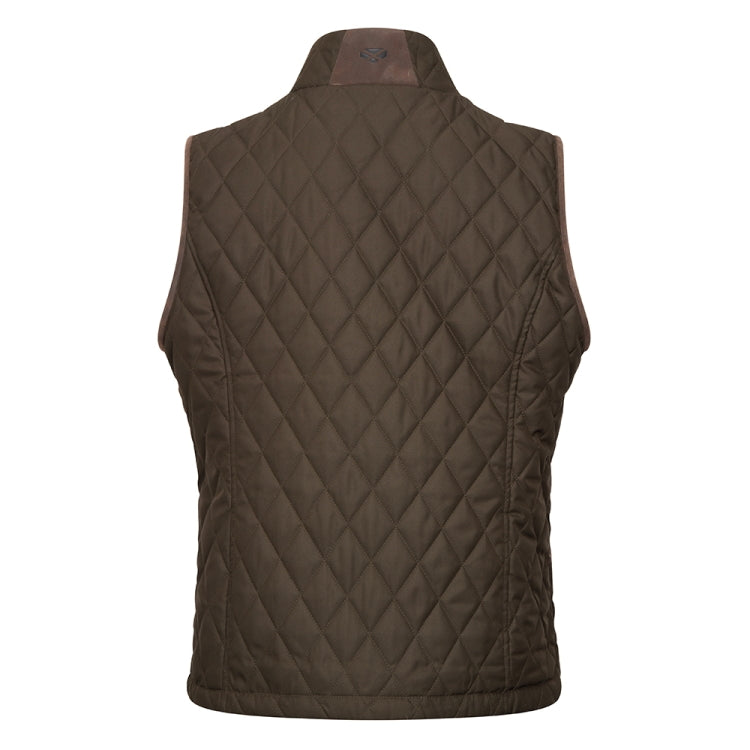 Hoggs of Fife Ladies Ladybank Quilted Gilet - Forest Green
