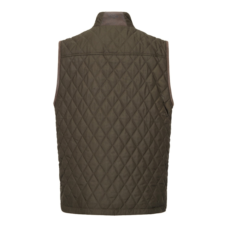 Hoggs of Fife Lindores Gents Quilted Gilet - Forest