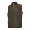 Hoggs of Fife Lindores Gents Quilted Gilet - Forest
