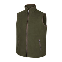 Hoggs of Fife Woodhall Fleece Gilet - Green