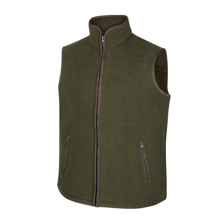 Hoggs of Fife Woodhall Fleece Gilet - Green
