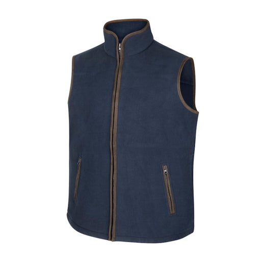 Hoggs of Fife Woodhall Fleece Gilet - Navy