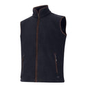 Hoggs of Fife Woodhall Fleece Gilet - Soft Black