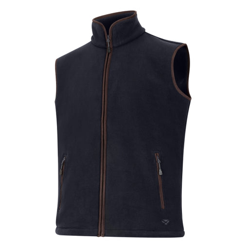 Hoggs of Fife Woodhall Fleece Gilet - Soft Black