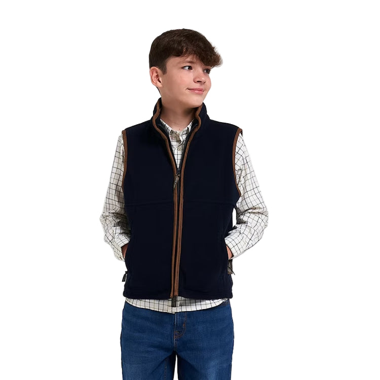 Jack Pyke Junior Countryman Fleece Gilet - Navy