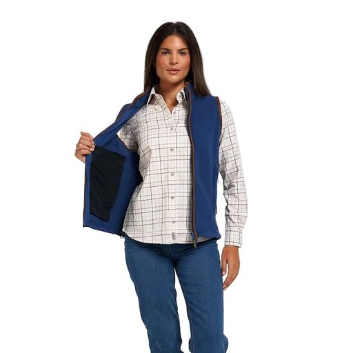 Jack Pyke Ladies Countryman Fleece Gilet - Denim