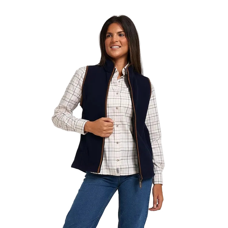 Jack Pyke Ladies Countryman Fleece Gilet - Navy
