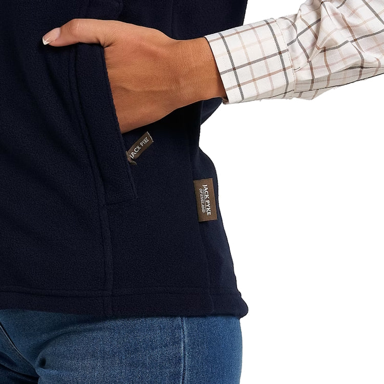 Jack Pyke Ladies Countryman Fleece Gilet - Navy