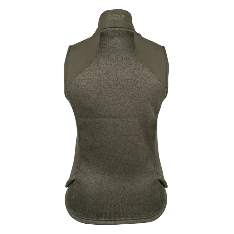 Jack Pyke Ladies Melange Fleece Gilet - Dark Olive