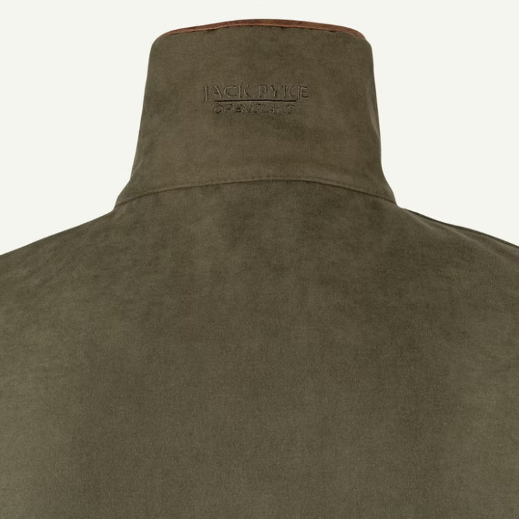 Jack Pyke Technical Moleskin Fleece Gilet - Dark Olive