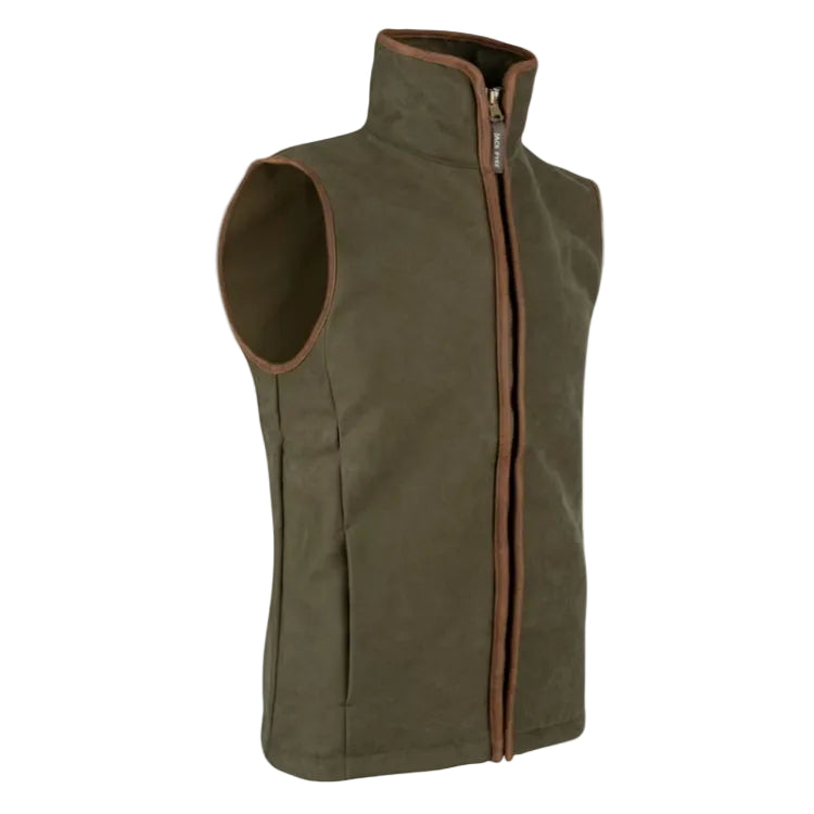 Jack Pyke Technical Moleskin Fleece Gilet - Dark Olive