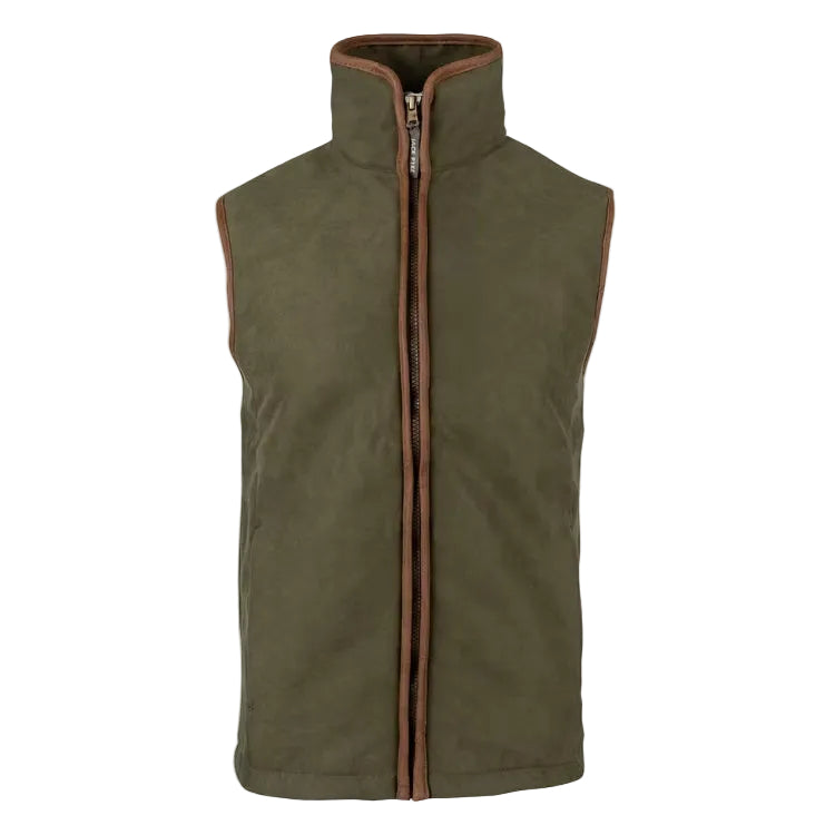 Jack Pyke Technical Moleskin Fleece Gilet - Dark Olive