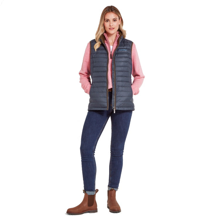 Schoffel Ladies Launde Down Gilet - Petrol Blue