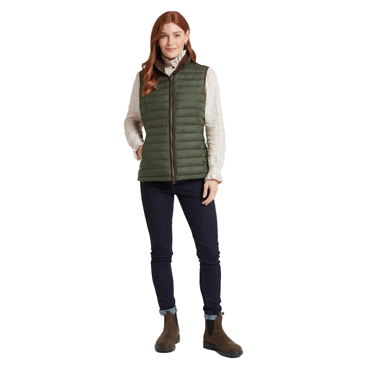 Schoffel Ladies Launde Down Gilet - Woodland