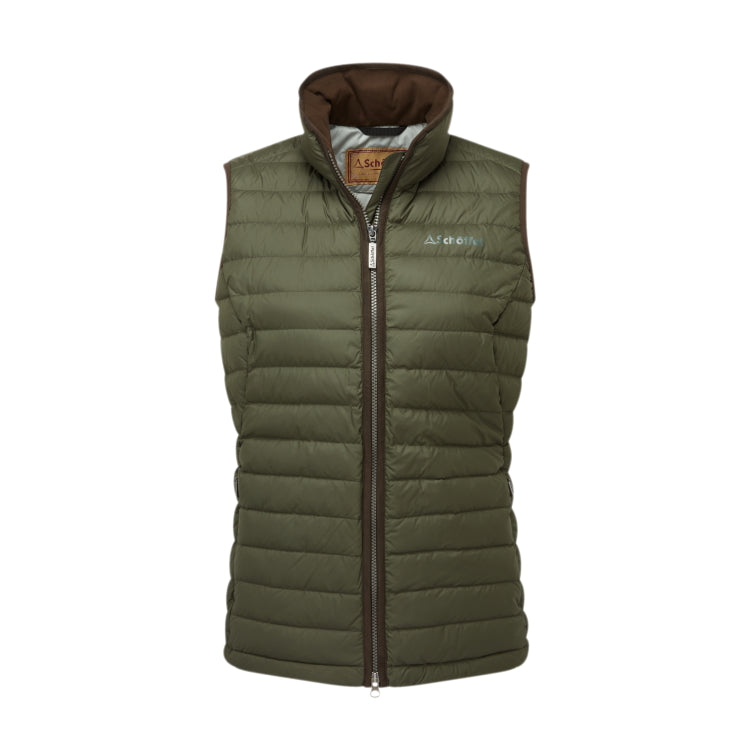 Schoffel Ladies Launde Down Gilet - Woodland