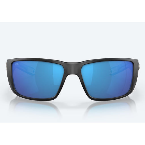 Costa Del Mar Blackfin Pro Sunglasses - Matte Black Frame - Blue Mirror 580G Lens