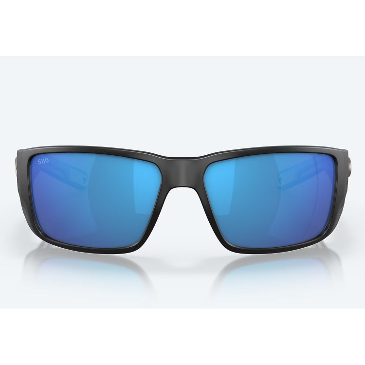 Costa Del Mar Blackfin Pro Sunglasses - Matte Black Frame - Blue Mirror 580G Lens