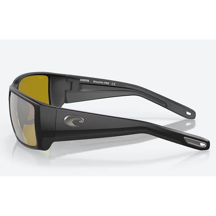 Costa Del Mar Blackfin Pro Sunglasses - Matte Black Frame - Sunrise Silver Mirror 580G Lens