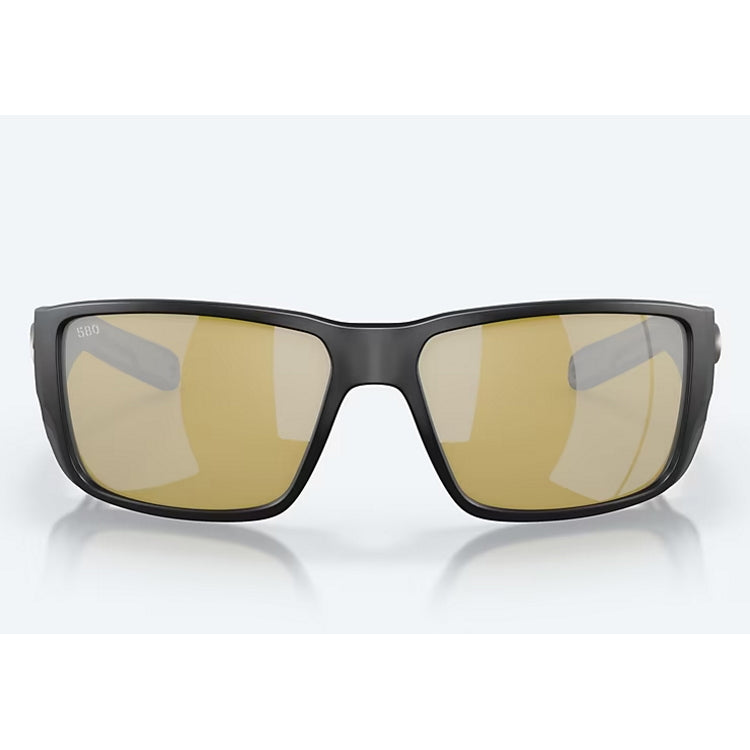 Costa Del Mar Blackfin Pro Sunglasses - Matte Black Frame - Sunrise Silver Mirror 580G Lens