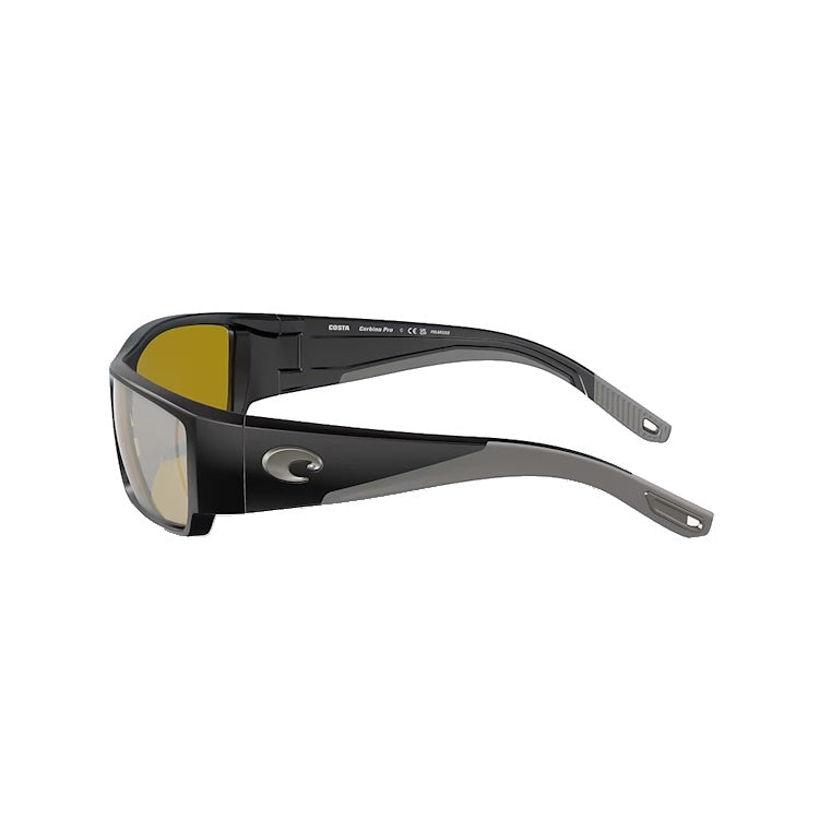 Costa Del Mar Corbina Pro Sunglasses - Matte Black Frame - Sunrise Silver Mirror 580G Lens