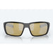 Costa Del Mar Fantail Pro Sunglasses - Matte Black Frame - Sunrise Silver Mirror Lens