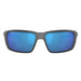 Costa Del Mar Fantail Pro Sunglasses - Matte Grey Frame - Blue Mirror 580G Lens