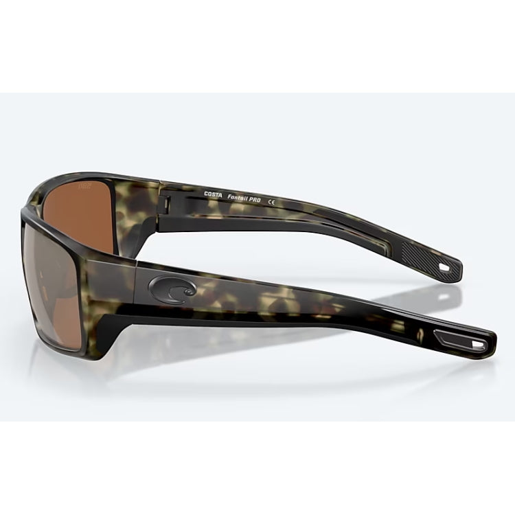 Costa Del Mar Fantail Pro Sunglasses - Matte Wetlands Frame - Copper Silver Mirror 580G Lens