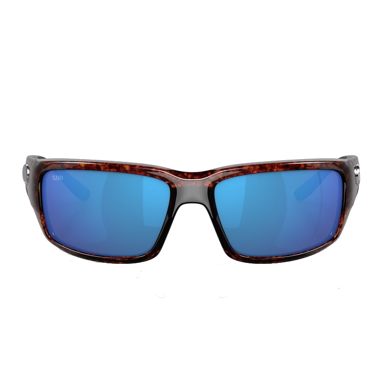 Costa Del Mar Fantail Sunglasses - Tortoise Frame Frame - Blue Mirror 580G Lens