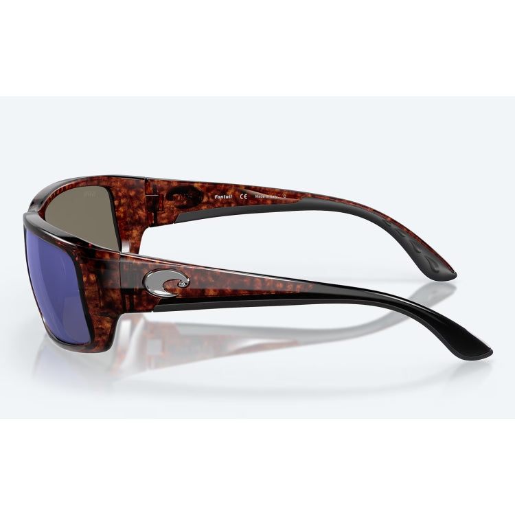 Costa Del Mar Fantail Sunglasses - Tortoise Frame Frame - Blue Mirror 580G Lens