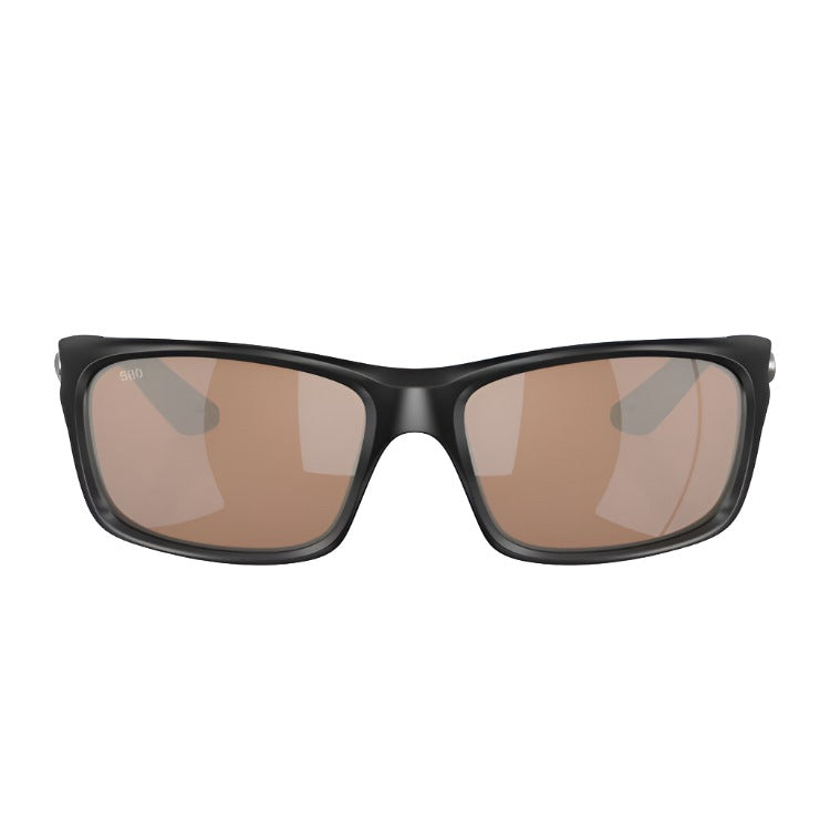 Costa Del Mar Jose Pro Sunglasses - Matte Black Frame - Copper Silver Mirror 580G Lens