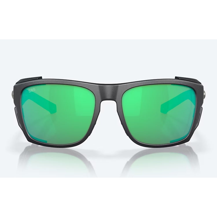 Costa Del Mar King Tide 6 Sunglasses - Black Pearl Frame - Green Mirror 580G Lens