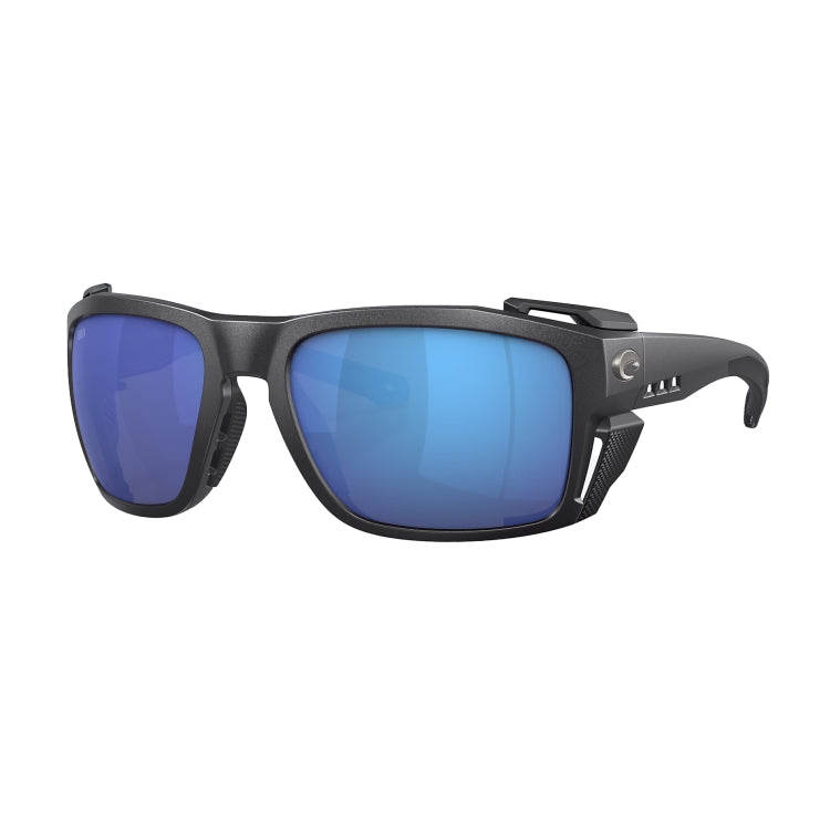Costa Del Mar King Tide 8 Sunglasses - Black Pearl Frame - Blue Mirror 580G Lens