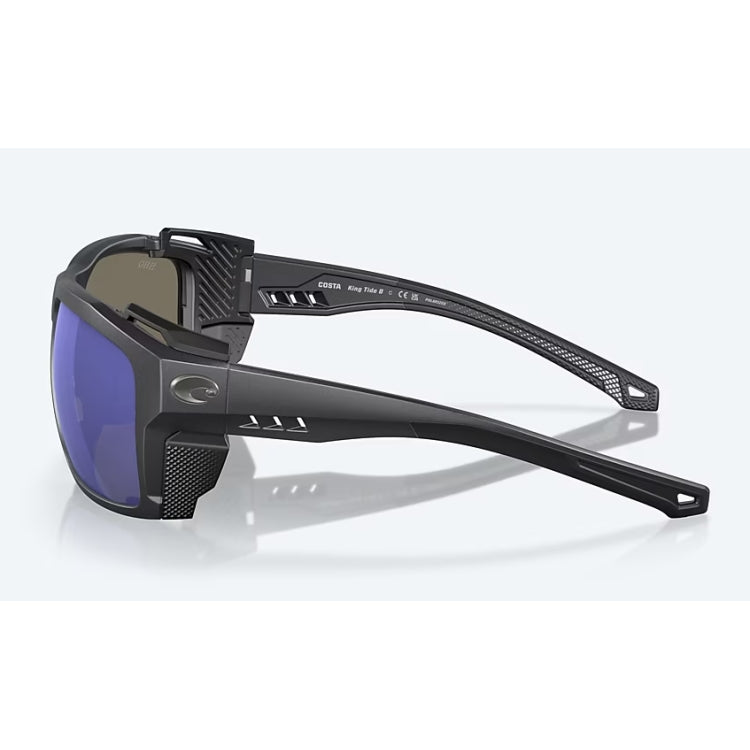 Costa Del Mar King Tide 8 Sunglasses - Black Pearl Frame - Blue