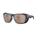 Costa Del Mar King Tide 8 Sunglasses - Black Pearl Frame - Copper Silver Mirror 580G Lens