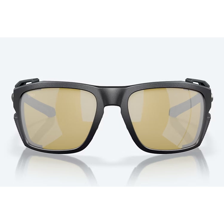 Costa Del Mar King Tide 8 Sunglasses - Black Pearl Frame - Sunrise Silver Mirror 580G Lens