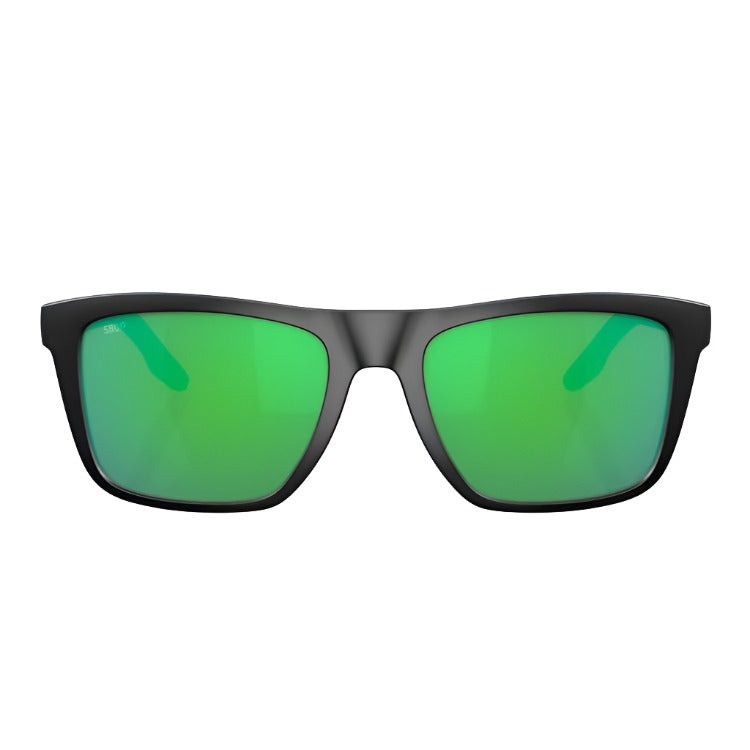 Costa Del Mar Mainsail Sunglasses - Matt Black Frame - Green Mirror 580P Lens