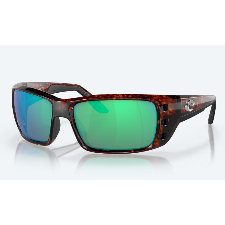 Costa Del Mar Reefton Sunglasses - Blackout Frame - Green Mirror 580G Lens