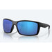 Costa Del Mar Reefton Sunglasses - Blackout Frame - Blue Mirror 580G Lens