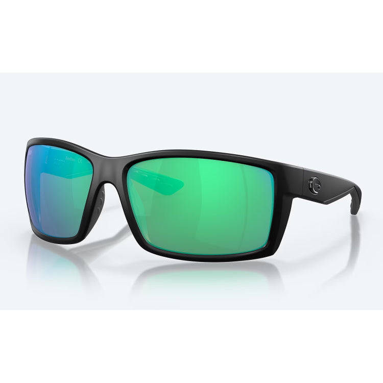 Costa Del Mar Reefton Sunglasses - Blackout Frame - Green Mirror 580G Lens