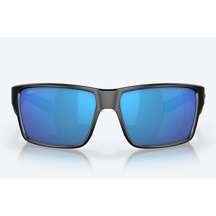 Costa Del Mar Reefton Pro Sunglasses - Matte Black Frame - Blue Mirror 580G Lens