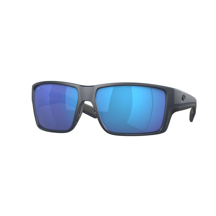 Costa Del Mar Reefton Pro Sunglasses - Matte Black Frame - Blue Mirror 580G Lens