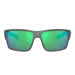 Costa Del Mar Reefton Pro Sunglasses - Matte Grey Frame - Green Mirror 580G Lens